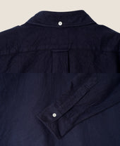 VINTAGE IVY BRUSHED NAVY OXFORD SHIRT