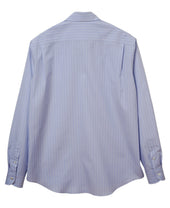 Casual Broadcloth Wide Collar Stripe