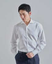 TOKYO SLIM FIT - Italian Spread Dobby CANCLINI