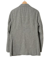 Lightweight Cotton Linen Jacket Gingham Check
