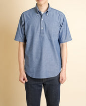 VINTAGE IVY BD POPOVER 5.5oz Blue Chambray