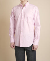 Vintage Ivy Pink Solid Oxford Shirt