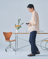 Gingham Check Casual Shirt THOMAS MASON