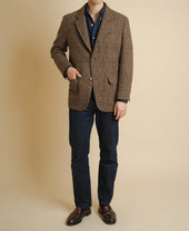 UNSTRUCTURED IVY JACKET HARRIS TWEED