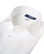 Tokyo Slim Fit Spread Pinpoint Oxford Thomas Mason
