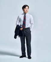 Tokyo Slim Fit Button Down Giza 96 Pinpoint Oxford