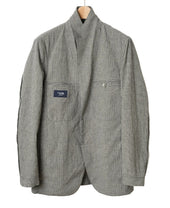 Lightweight Cotton Linen Jacket Gingham Check