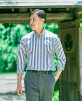 Tokyo Slim Fit Button Down Cotton Linen