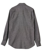 Casual Shirt Double Pocket Black Chambray