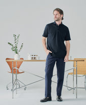Piqu Polo Shirt Spread Collar
