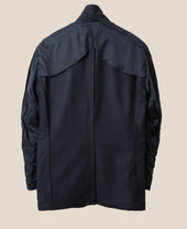 Unstructured Ivy Blazer Navy Flannel