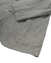 Lightweight Cotton Linen Jacket Gingham Check