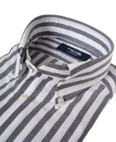 Tokyo Slim Fit Button Down Cotton Linen