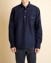 VINTAGE IVY BRUSHED NAVY OXFORD SHIRT