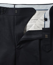 Wool Slacks Stretch Flannel single pleat