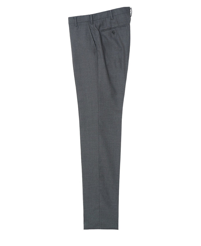 Flat-front Wool Slacks