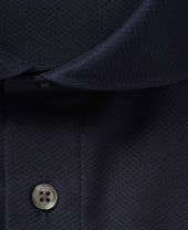 Short Sleeve Shirt Cutaway Leno Jacquard J Tech Stretch Easy Care