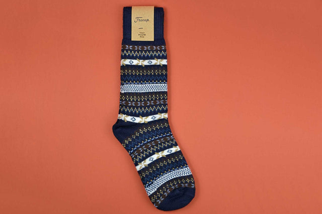 Inca Navy Socks