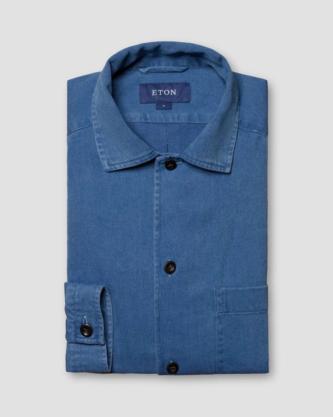 Heavy Denim Twill Overshirt Eton