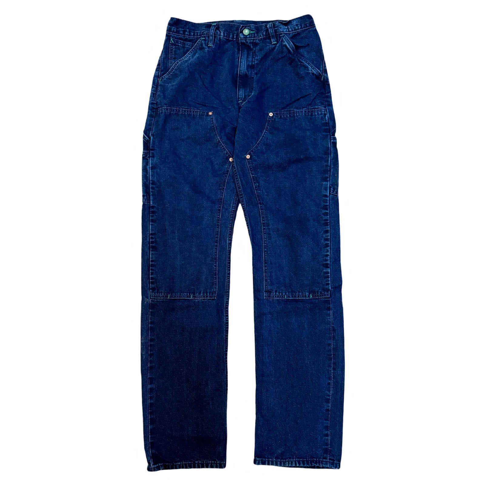 Japanese Selvedge Duck Double Knee Work Uniform Jeans