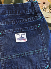 Japanese Selvedge Duck Double Knee Work Uniform Jeans