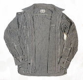 Nihon Menpu Linen Cotton Selvedge Gingham Dust Bowl Workshirt