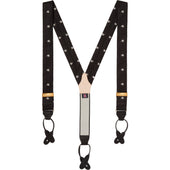 Inner Temple Crest Silver Silk Braces