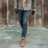 The Slim Jean in Sawyer Wash Organic Selvage
