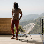 The Apres Pant In Cherry Sashiko
