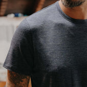 The Merino Tee In Heather