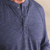 The Merino Henley In Heather