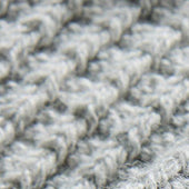 The Waffle Sock In Heather Grey