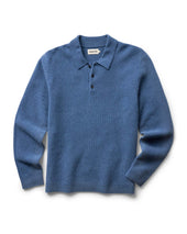 The Newton Sweater Polo In Heather Clear