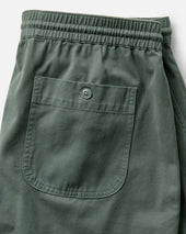 The Apres Short In Organic Deep Sea Foundation Twill