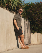 The Apres Short In Organic Faded Foundation Twill
