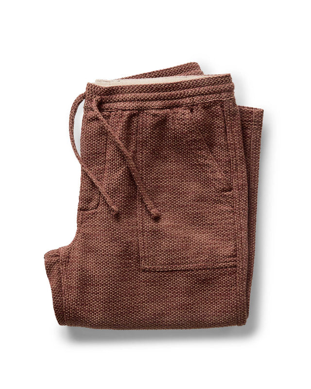 The Breakwater Pant In Cherry Sashiko
