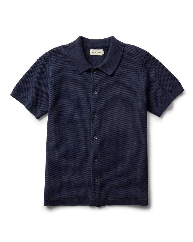 The Button Down Polo In Crochet