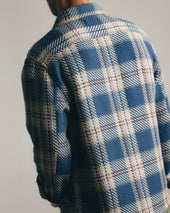 The Cutter Overshirt In Ocean Plaid