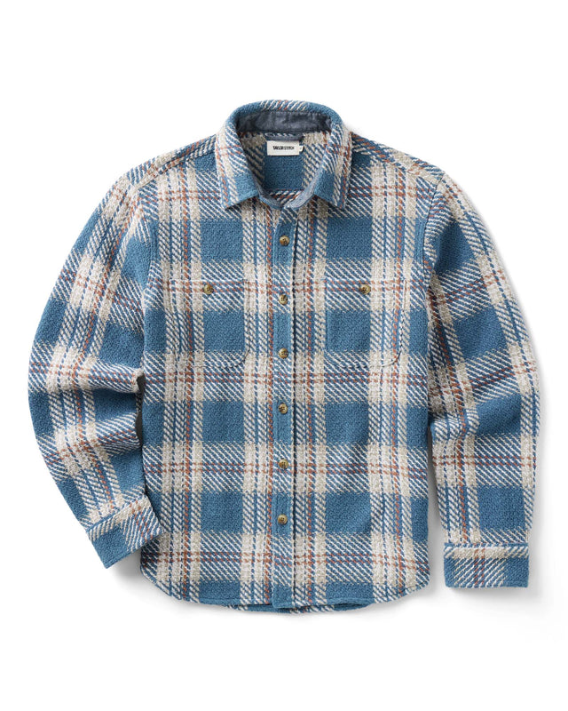 The Cutter Overshirt In Ocean Plaid