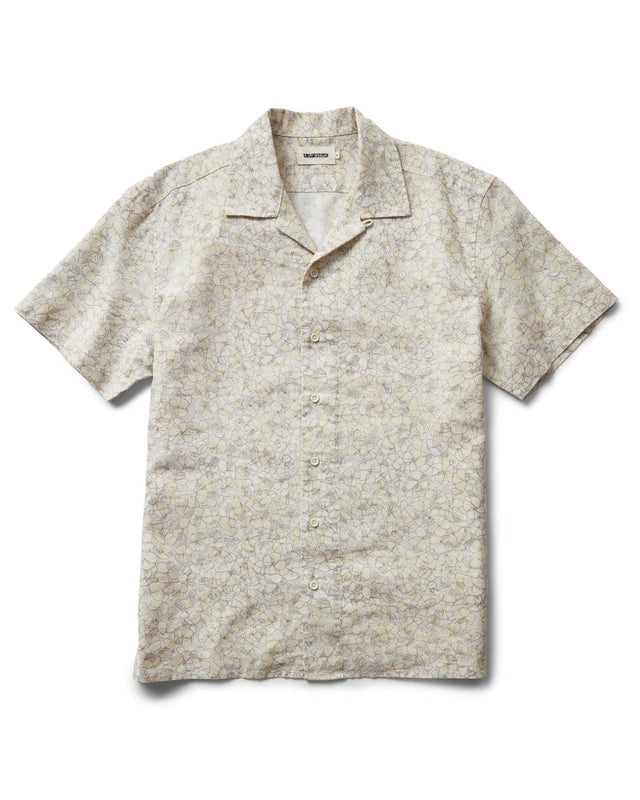 The Davis Shirt In Grey Skies Floral