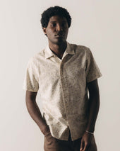 The Davis Shirt In Grey Skies Floral
