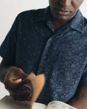 The Hawthorne Shirt in Japanese Night Bloom Jacquard