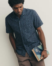 The Hawthorne Shirt in Japanese Night Bloom Jacquard