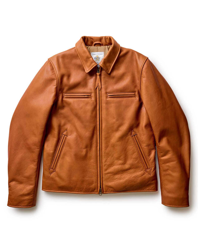 The Moto Jacket In Whiskey Steerhide