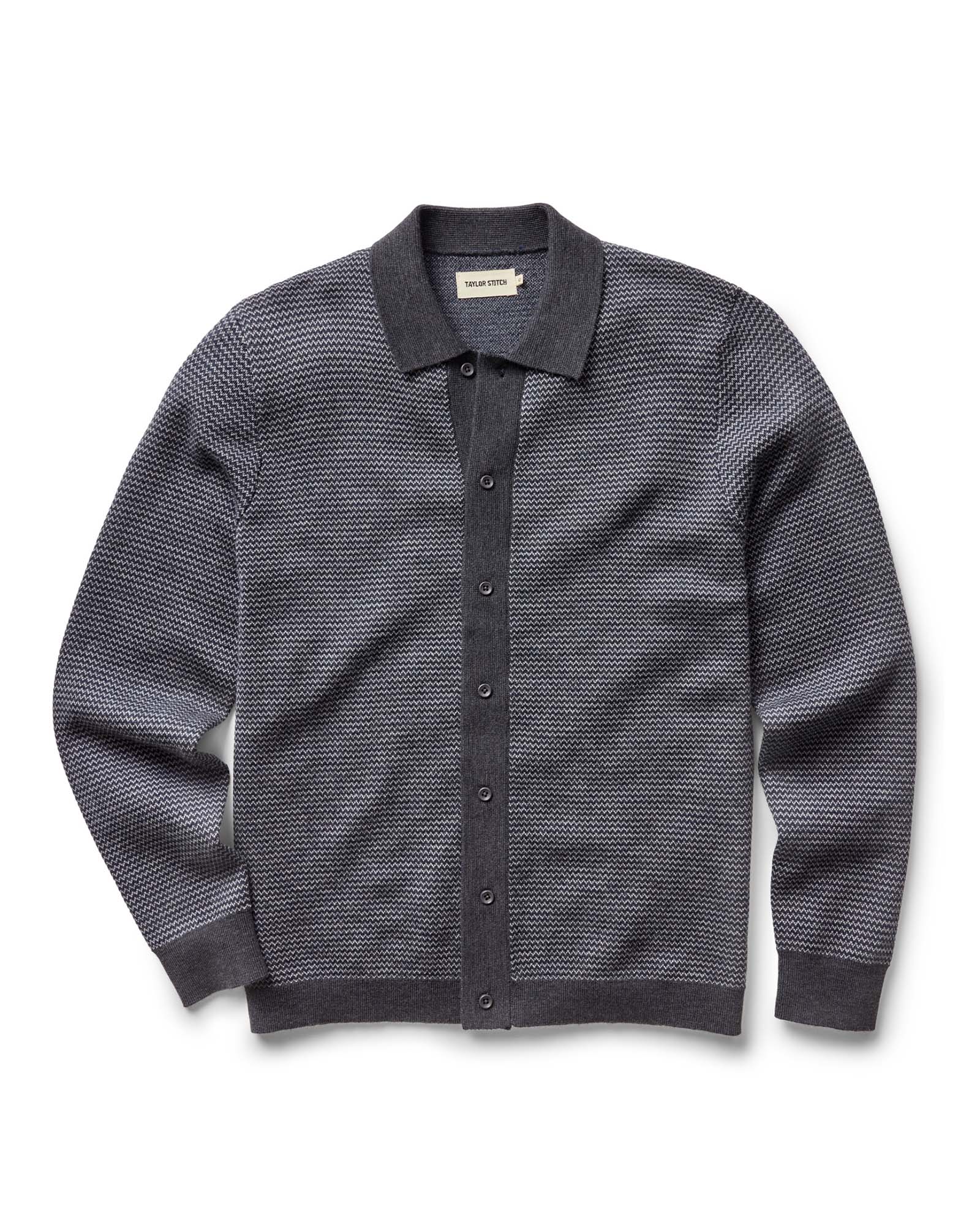 The Nichols Polo In Birdseye Merino
