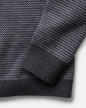 The Nichols Polo In Birdseye Merino