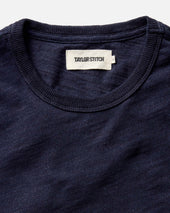 The Slub Tee in Rinsed Indigo