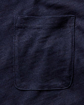 The Slub Tee in Rinsed Indigo