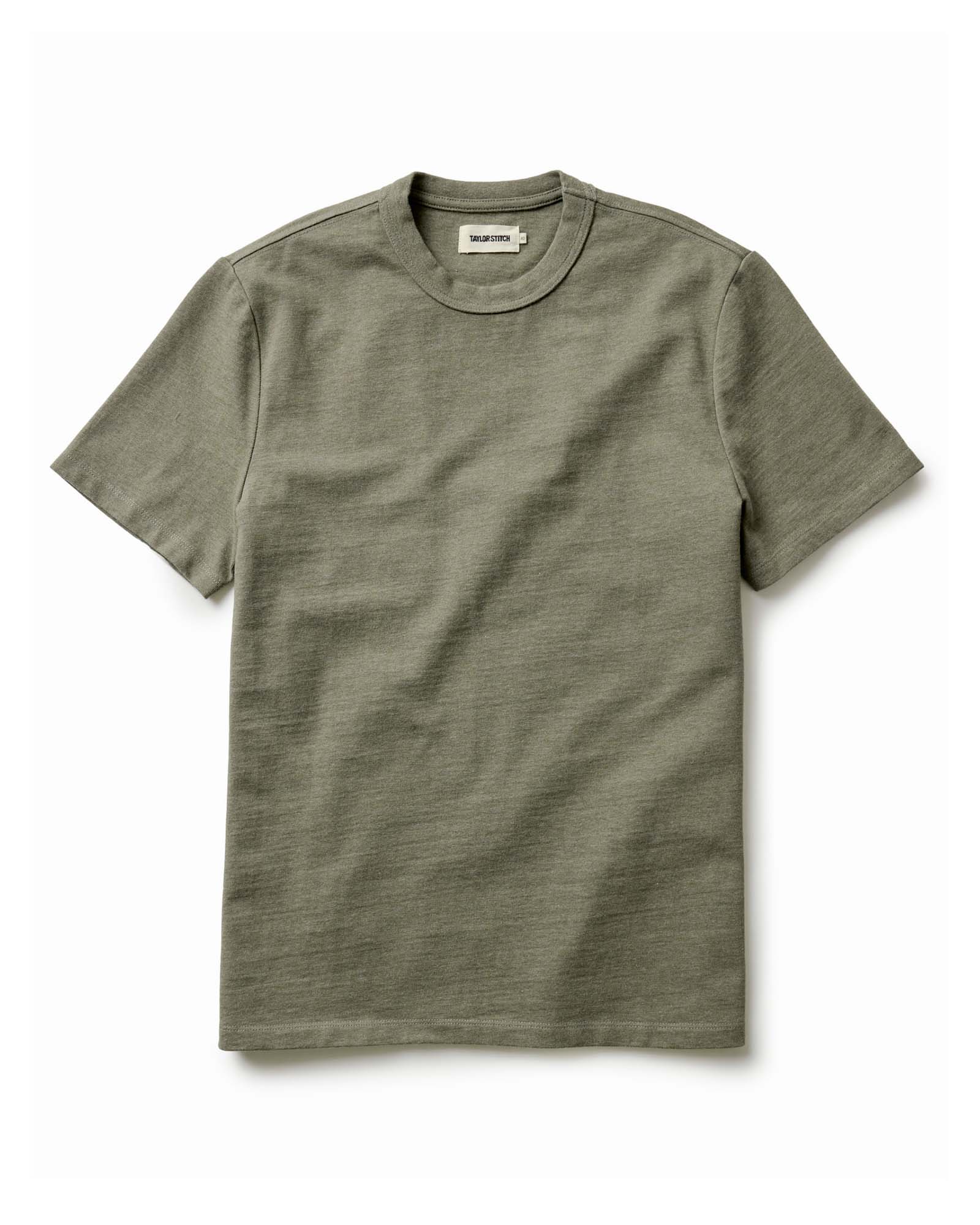 The Organic Cotton Shop Tee In Army Twist