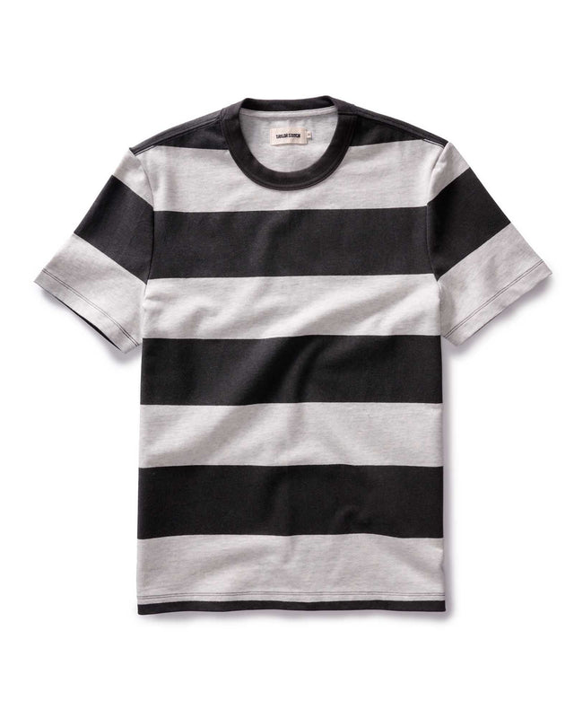 The Organic Cotton Shop Tee In Faded Stripe